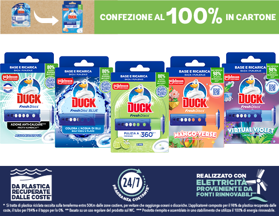 Duck Sustainability Fresh discs four images